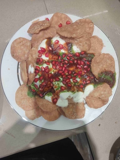 Tasty Papdi Chaat cooked by COOX chefs cooks during occasions parties events at home