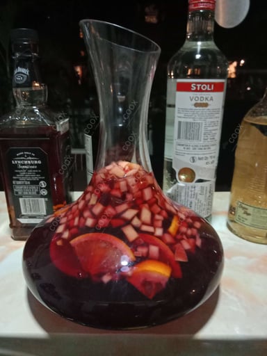 Delicious Red Wine Sangria  prepared by COOX