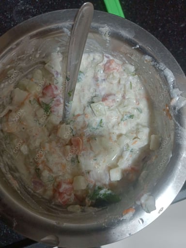 Delicious Mix Veg Raita prepared by COOX