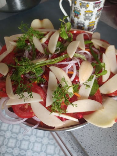 Tasty Garden Fresh Salad cooked by COOX chefs cooks during occasions parties events at home