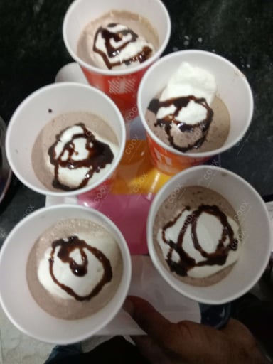 Delicious Chocolate Milkshake prepared by COOX