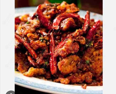 Delicious Crispy Chilli Lamb prepared by COOX