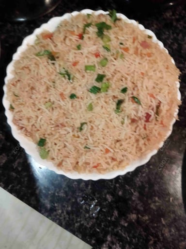 Delicious Veg Fried Rice prepared by COOX