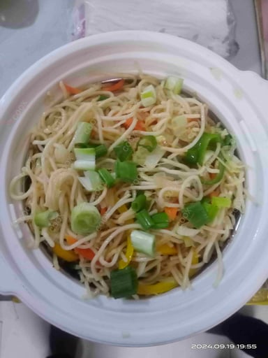 Delicious Veg Hakka Noodles prepared by COOX