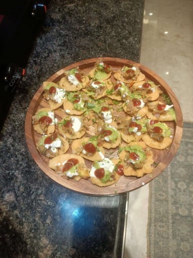 Tasty Papdi Chaat cooked by COOX chefs cooks during occasions parties events at home