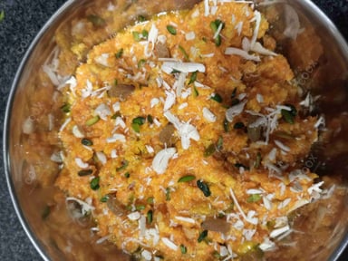 Tasty Gajar ka Halwa cooked by COOX chefs cooks during occasions parties events at home