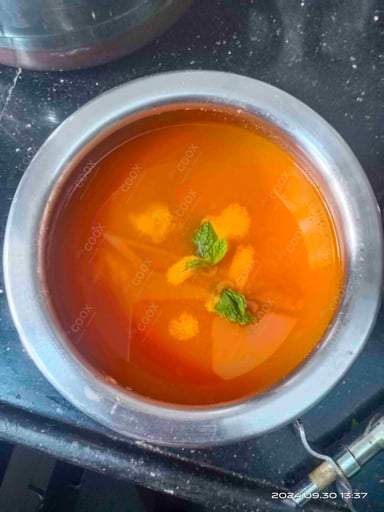 Delicious Tomato Basil Soup prepared by COOX