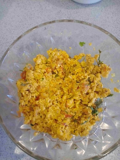 Delicious Paneer Bhurji prepared by COOX