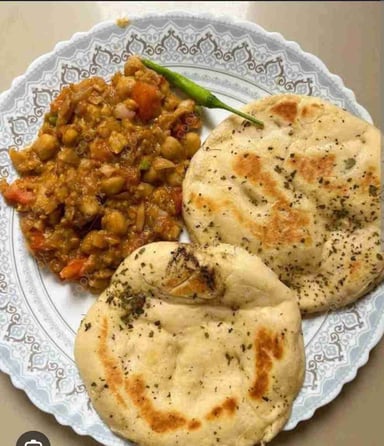 Delicious Matar Kulcha prepared by COOX