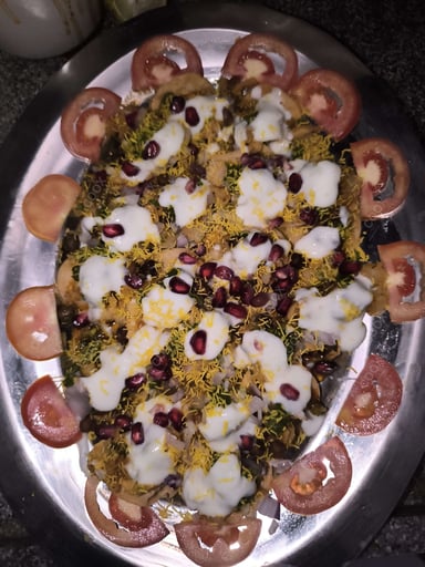 Tasty Papdi Chaat cooked by COOX chefs cooks during occasions parties events at home