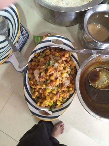 Delicious Corn Chaat prepared by COOX