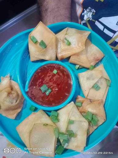 Tasty Wonton cooked by COOX chefs cooks during occasions parties events at home