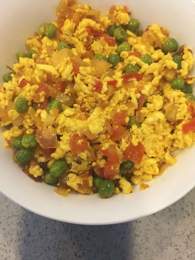 Delicious Paneer Bhurji prepared by COOX