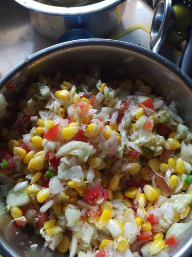 Tasty American Corn Salad cooked by COOX chefs cooks during occasions parties events at home