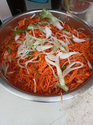 Tasty Chicken Chilli Garlic Noodles cooked by COOX chefs cooks during occasions parties events at home