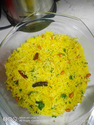 Tasty Lemon Rice cooked by COOX chefs cooks during occasions parties events at home