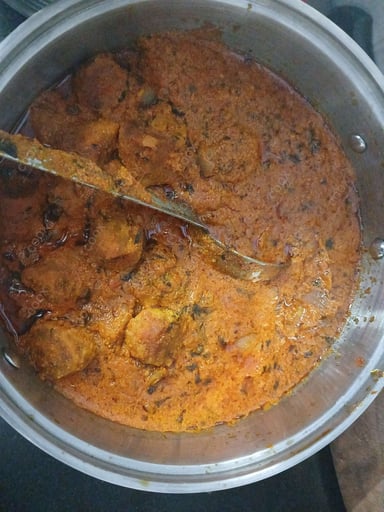 Tasty Gatte ki Sabzi cooked by COOX chefs cooks during occasions parties events at home