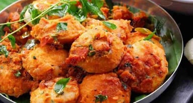 Tasty Fried Idli cooked by COOX chefs cooks during occasions parties events at home