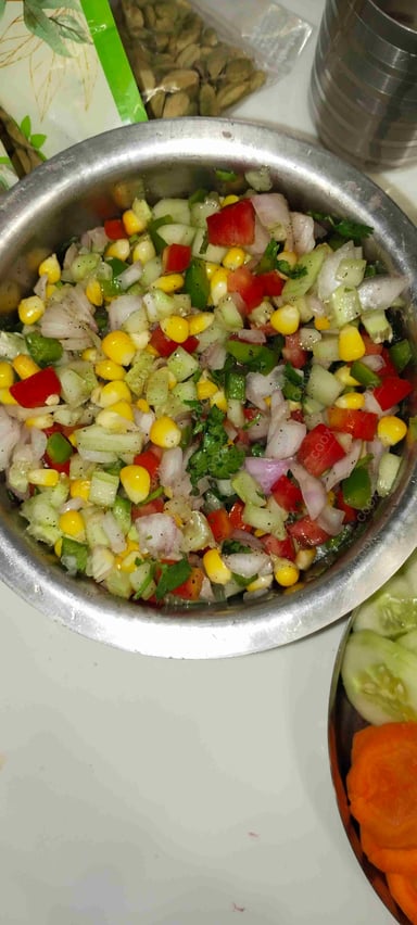 Tasty American Corn Salad cooked by COOX chefs cooks during occasions parties events at home