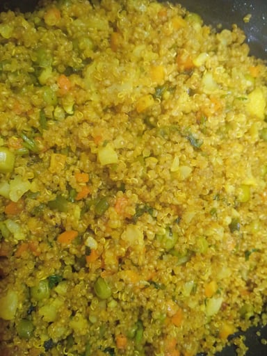 Tasty Quinoa cooked by COOX chefs cooks during occasions parties events at home