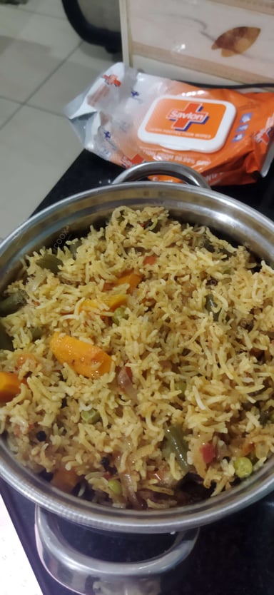 Delicious Veg Biryani prepared by COOX