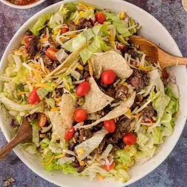 Tasty Taco Salad cooked by COOX chefs cooks during occasions parties events at home