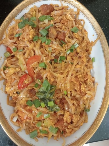 Tasty Pad Thai Noodles cooked by COOX chefs cooks during occasions parties events at home