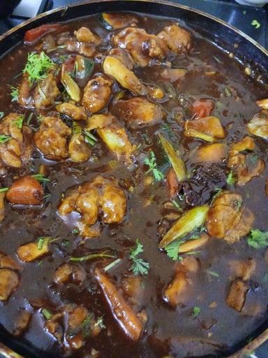 Tasty Chicken in Black Bean Sauce cooked by COOX chefs cooks during occasions parties events at home