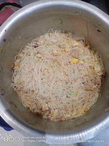 Tasty Chicken Hakka Noodles cooked by COOX chefs cooks during occasions parties events at home