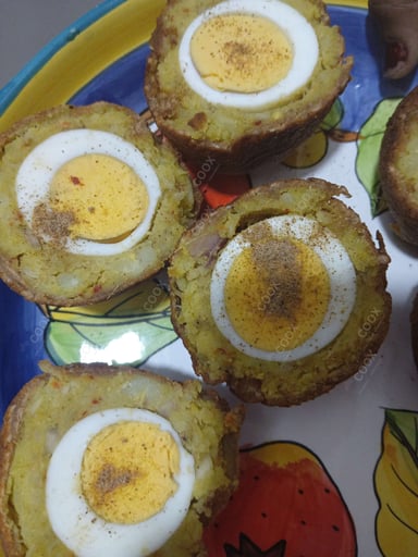 Tasty Scotch Eggs cooked by COOX chefs cooks during occasions parties events at home