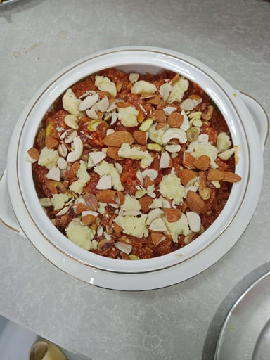 Tasty Gajar ka Halwa cooked by COOX chefs cooks during occasions parties events at home