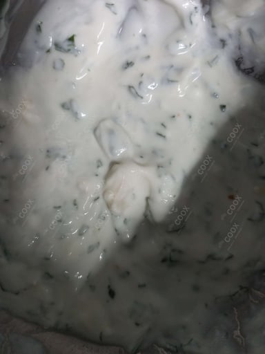 Tasty Yogurt Parsley Dip cooked by COOX chefs cooks during occasions parties events at home