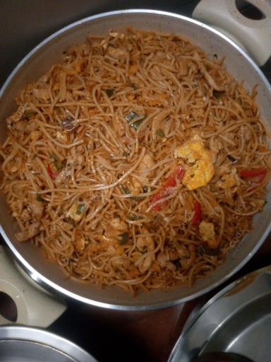 Tasty Chicken Chilli Garlic Noodles cooked by COOX chefs cooks during occasions parties events at home