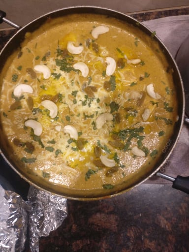 Delicious Shahi Paneer prepared by COOX