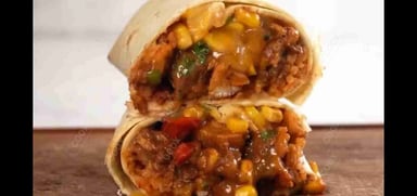 Tasty Chicken Burritos cooked by COOX chefs cooks during occasions parties events at home