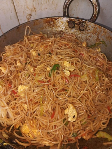 Tasty Egg Noodles cooked by COOX chefs cooks during occasions parties events at home