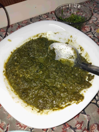 Tasty Sarso Ka Saag cooked by COOX chefs cooks during occasions parties events at home