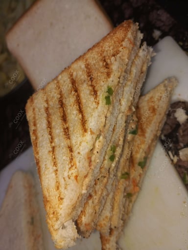 Tasty Veg Grilled Sandwiches cooked by COOX chefs cooks during occasions parties events at home