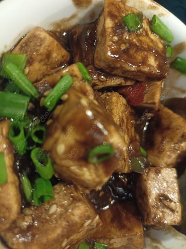 Tasty Tofu in Black Bean Sauce cooked by COOX chefs cooks during occasions parties events at home