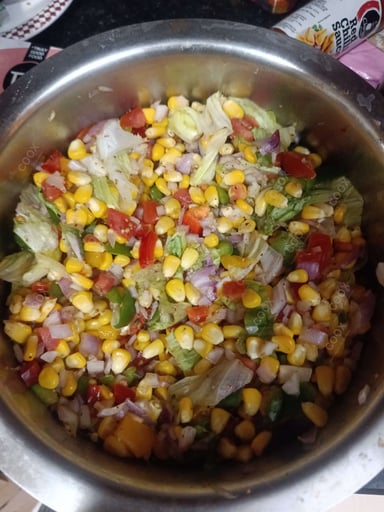 Tasty American Corn Salad cooked by COOX chefs cooks during occasions parties events at home