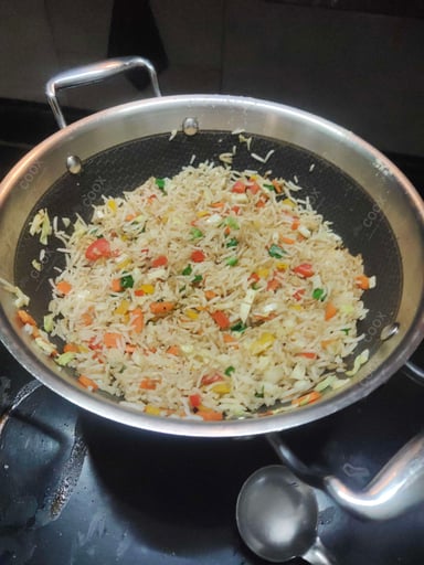 Tasty Mexican Rice cooked by COOX chefs cooks during occasions parties events at home