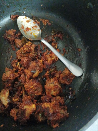 Tasty Mutton Sukha cooked by COOX chefs cooks during occasions parties events at home