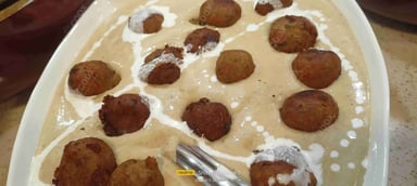 Tasty Malai Kofta (White Gravy) cooked by COOX chefs cooks during occasions parties events at home