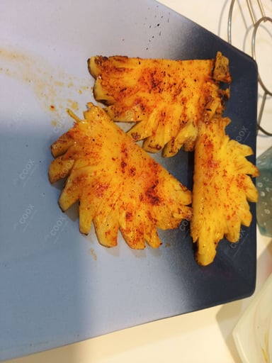 Tasty Pan Fried Pineapple cooked by COOX chefs cooks during occasions parties events at home