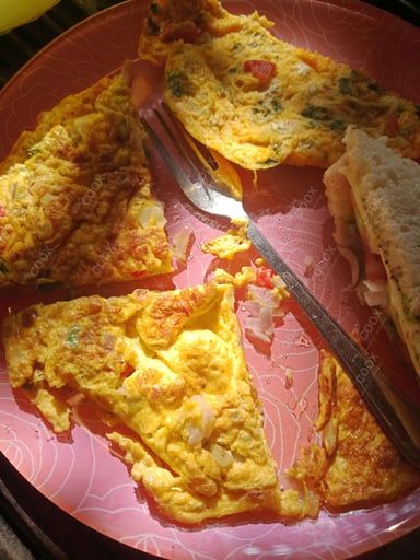 Tasty Omelette cooked by COOX chefs cooks during occasions parties events at home