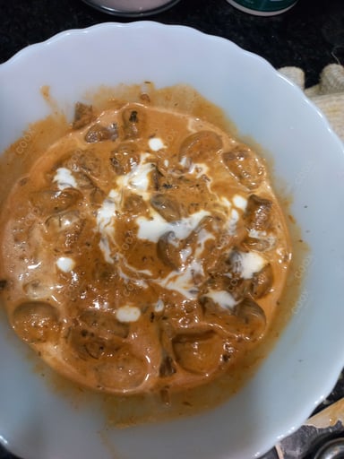 Tasty Cream of Mushroom cooked by COOX chefs cooks during occasions parties events at home