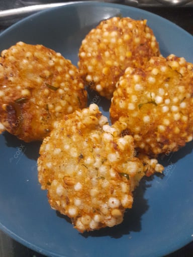 Tasty Sabudana Vada cooked by COOX chefs cooks during occasions parties events at home