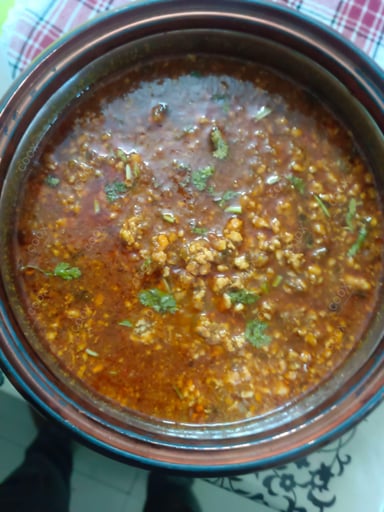 Tasty Keema Pav cooked by COOX chefs cooks during occasions parties events at home