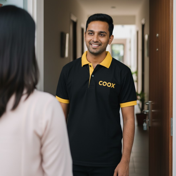 2. Cleaner Arrives On Time