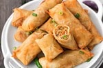 Delicious Veg Spring Rolls prepared by COOX